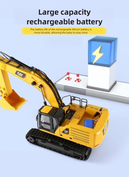 336 Remote Control Excavator 25001 Electric Simulation Kids Toy 1:24 Scale
