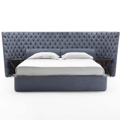 a mobília moderna do quarto do rei Size Fabric Bed 3.46m de 2.2m ajusta 59.0in