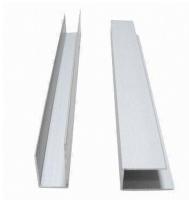 Perfil de aluminio 6063, 6061, 6005 del canal U de la construcción de aluminio de las protuberancias