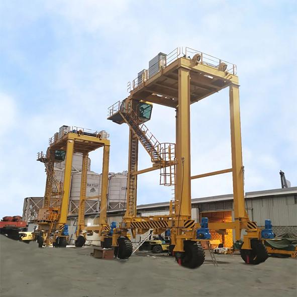 30t 40.5t Portal Container Gantry Crane Rubber Tyre A6 A7 A8