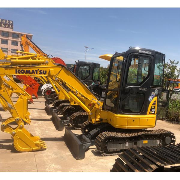 Original Komatsu PC30 PC35 PC40MR Excavator 3 Ton 4 Ton 3.5ton Mini Excavator Second Hand