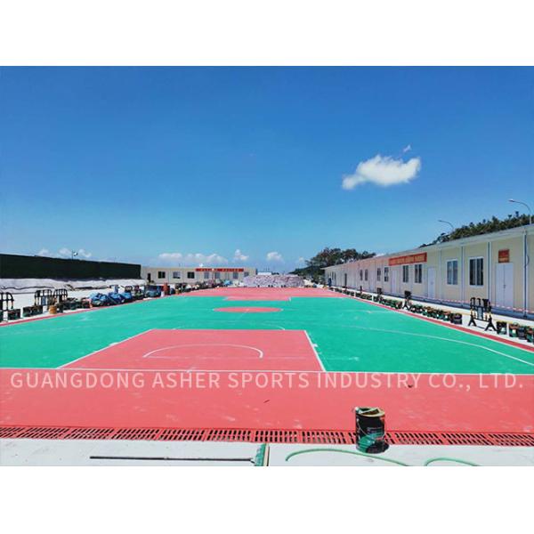На открытом воздухе SPU краски справляясь материальная толщина 8mm для баскетбольной площадки