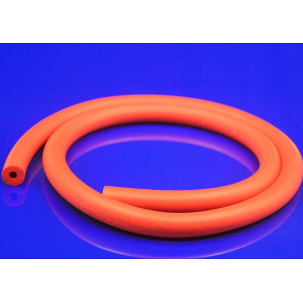 Ecofriendly Sponge Rubber Silicone Foam Tube Orange Various Specifications