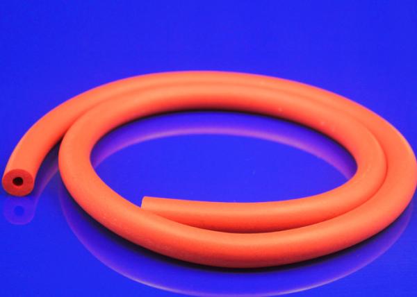 Ecofriendly Sponge Rubber Silicone Foam Tube Orange Various Specifications