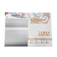 Tissu en polyester enveloppé couverture carrée de haute qualité manuel tissu de stores de zèbre