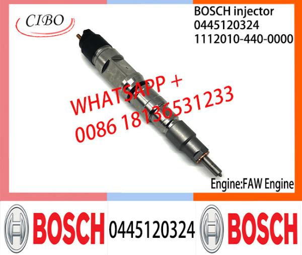 Conjunto original 0445120324 do injetor de combustível diesel de BOSCH 0445120324 1112010-440-0000 para o motor de FAW