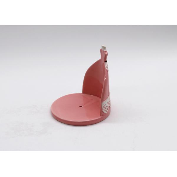 Handmade Ballet Dress Design Pink Napkin Holder , Earthenware Table Napkin Holders