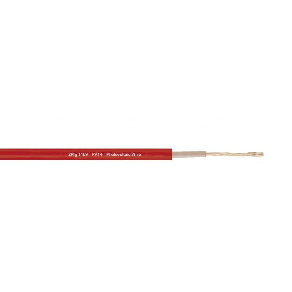 PV1-F 0.9 / 1.8KV 2mm Solar Power Cables , HEPR Single Core DC Photovoltaic Wire
