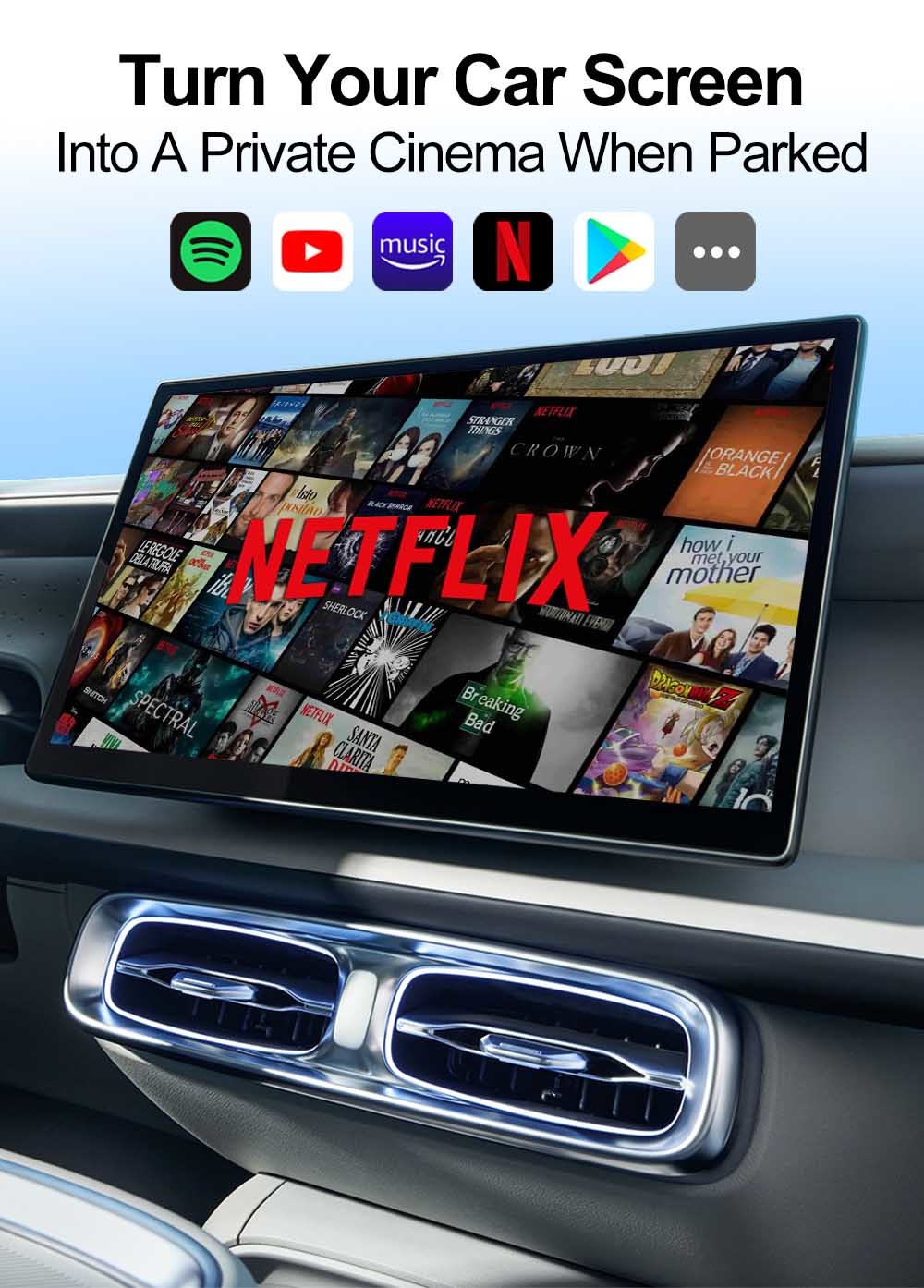 80mm Mini Universal CarPlay Box Android 13 customized
