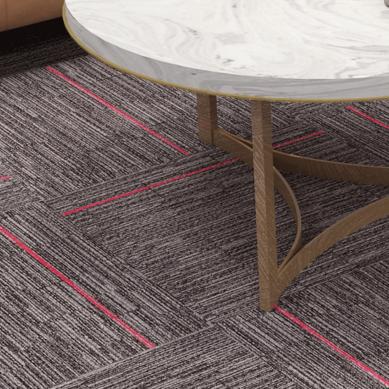 60cm x 60cm High-Definition Digital Printed Carpet Tiles with PVC Fiberglass Backing for Commercial Flooring