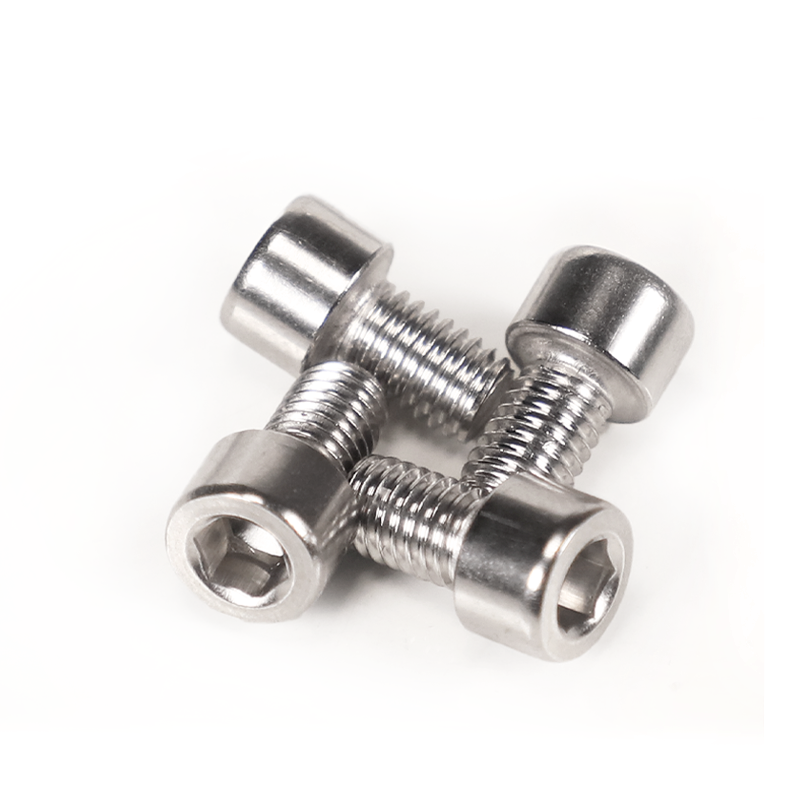 HM201 stainless steel cup head hexagon socket head cap screws, cylindrical head