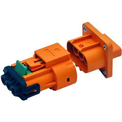 Conector de arnês de fio à prova d'água de 3 mm Conector de cabo de 3 núcleos de plástico 1000V DC