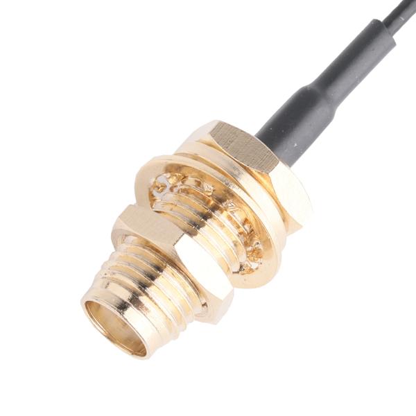Adaptadores de conectores OEM ODM RF Conector de cabo coaxial Adaptador SMA-F-Jack para MHF Plug