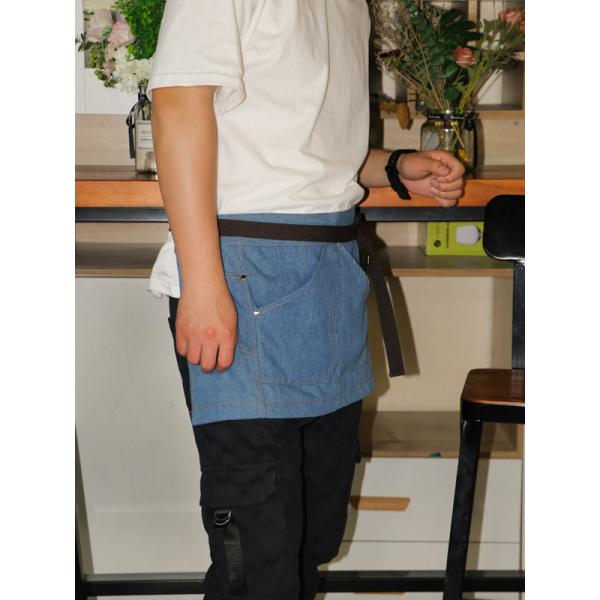 Restaurant Waiter Short 55*32cm Denim Work Apron