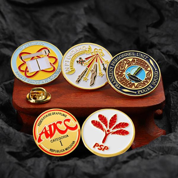 Customized School Badges Magnetic Stainless Steel UV Printed Cartoon Copper Aluminum Baked Varnish Plastic Metal Crafts Metal Pin Corporate School Feats Honor Emblem Badge Zinc Alloy Metal Badge