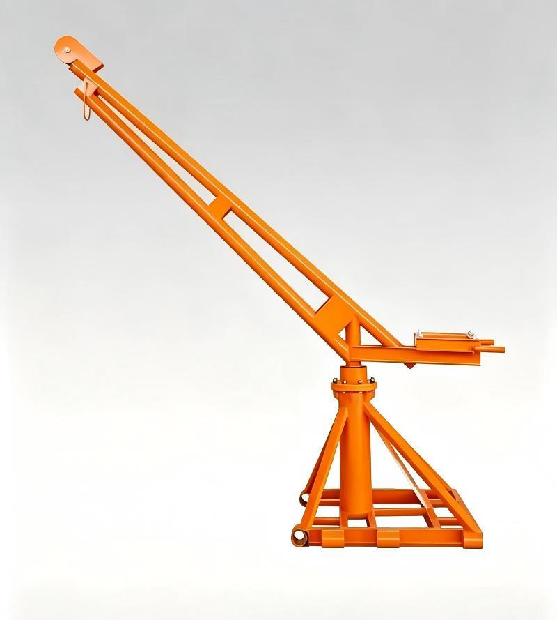 Fixed Mini Electric Hoist Crane Construction Roof Small Lift Crane With Efficient Motor