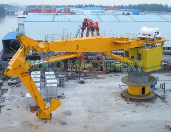 Custom Design Compact Knuckle Boom Crane Mobile Harbour Crane Lifting Safety