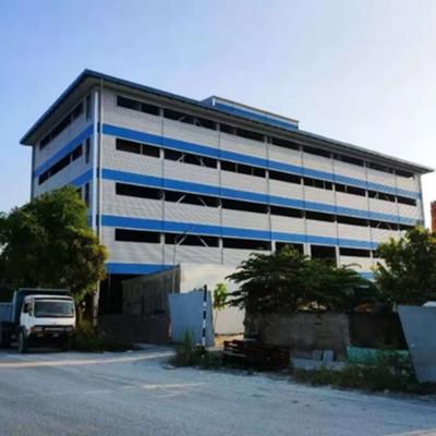 Modular Steel Prefab Frame Structure Building Earthquake Proof Autocad