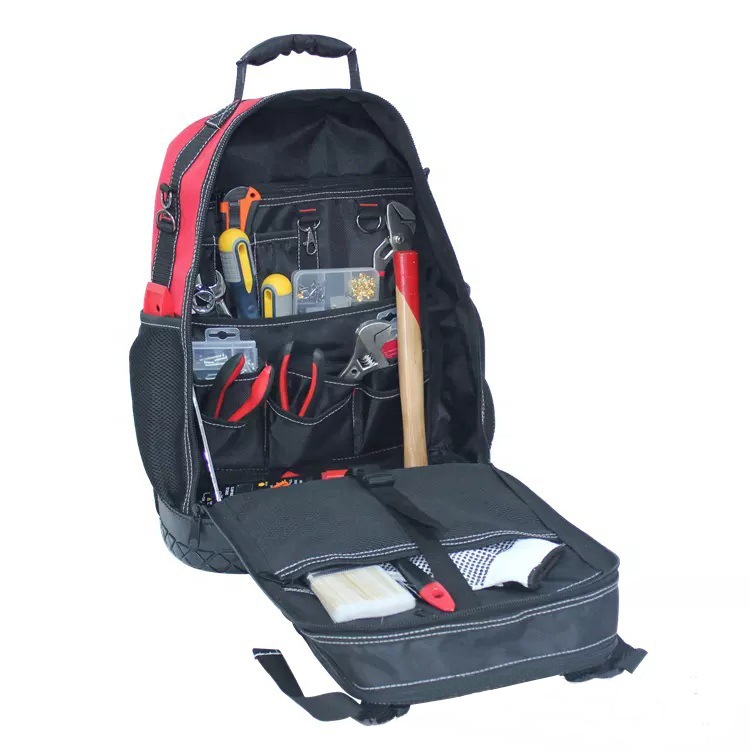 Multi Functional Tool Backpack with Plastic Bottom Tool Backpack Bag,tool Backpack