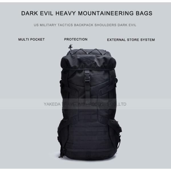 Shoulders Tactical Gear Backpack Dark Evil Heavy Mountaineering Bags