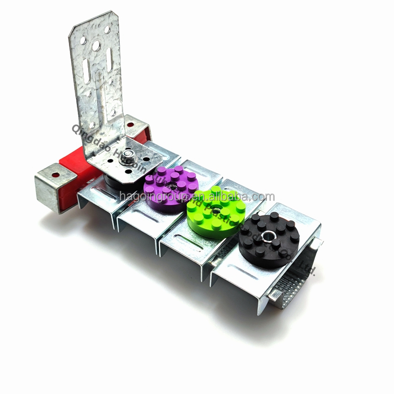 Resilient Mount Rsic 1 Clips Installation Rubber Zinc Plated  Sound Clips Drywall