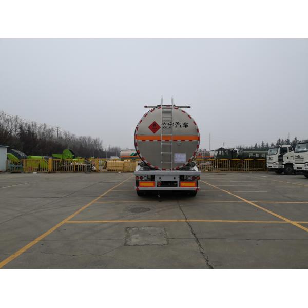 32100/31800 KG Rated Load Mass CIMC LINYU 8*4 Aluminum Alloy Liquid Fuel Tanker Trailer