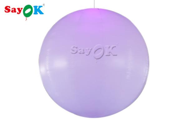Bola inflável portátil do diodo emissor de luz/balão de ar inflável para o casamento/propaganda