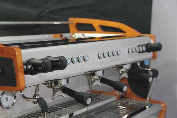 Bomba de Itália 3 grupos de fabricante de café portátil da máquina do café do café para a cafetaria
