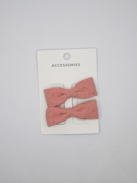 Tissu Boucles de cheveux en rose Crampons de cheveux pour enfants Accessoires de cheveux pour filles