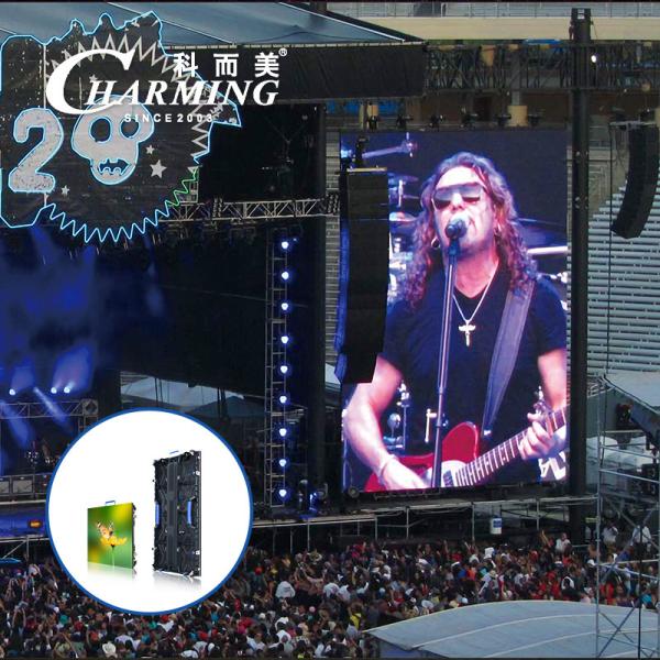 4500CD/M2 P3.91 LED Screen , Outdoor 4k Rental LED Display K Series 500x1000mm