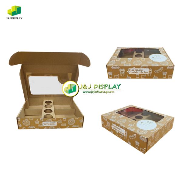 Matte / Glossy Lamination Carton Packaging Box With Transparent Window