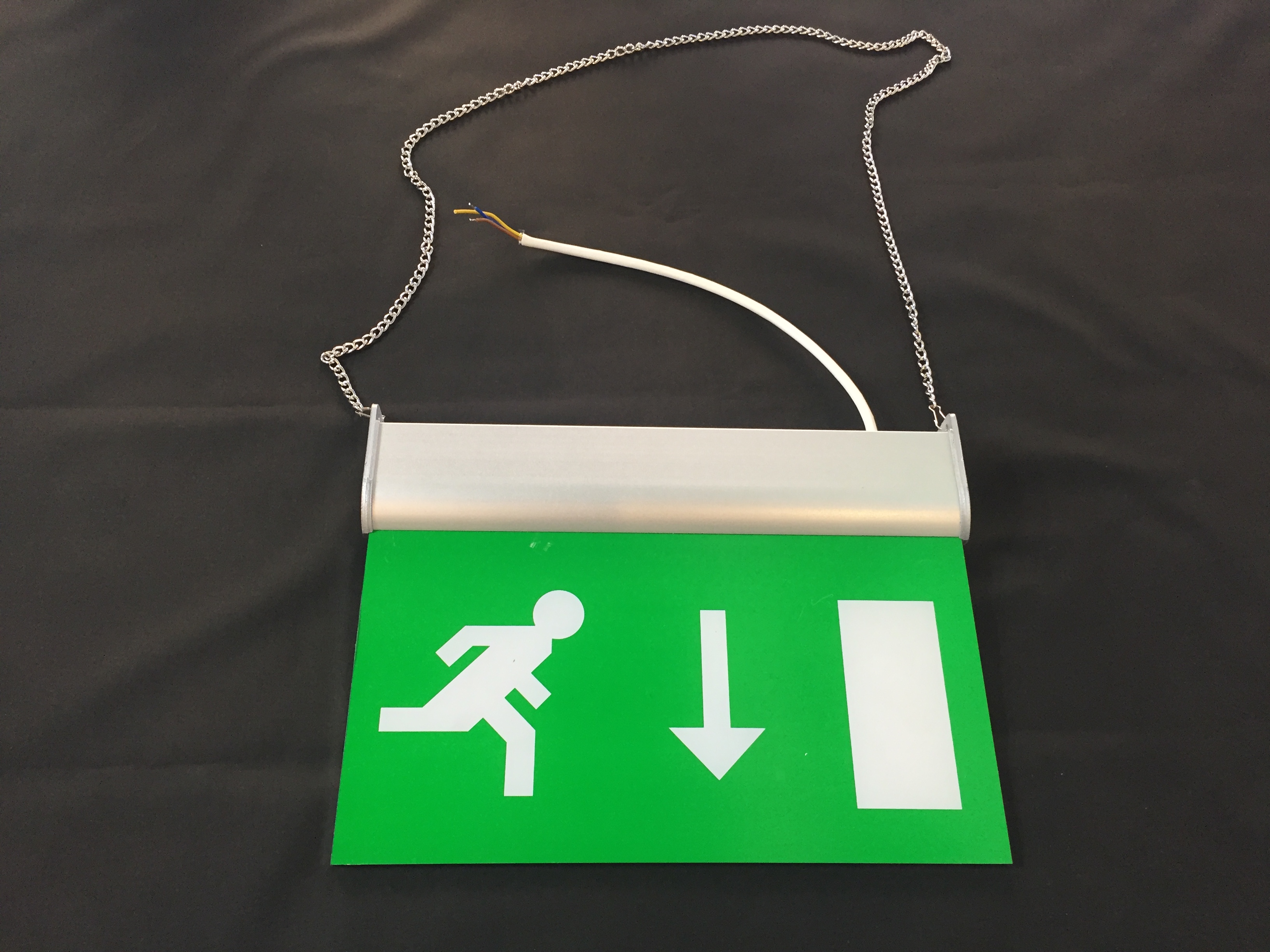 3 Hours Operation Rechargeable LED Double Sided Emergency Exit Sign DSL010AM