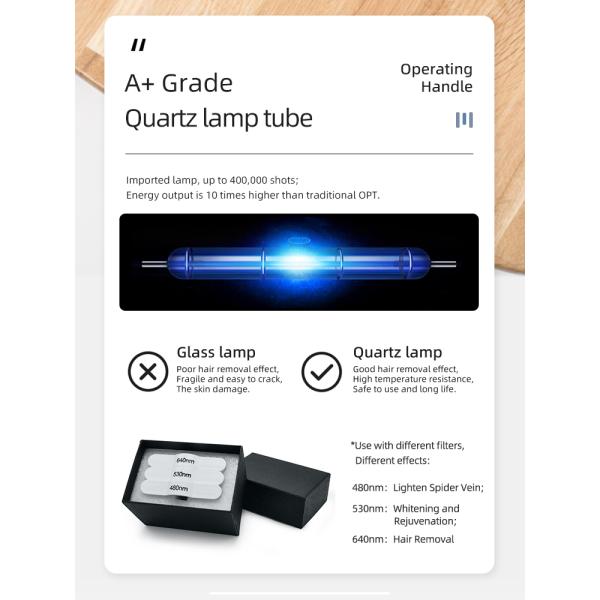 Rejuvenecimiento de la piel de la máquina del retiro del pelo del laser del OPT del sHR del FDA IPL