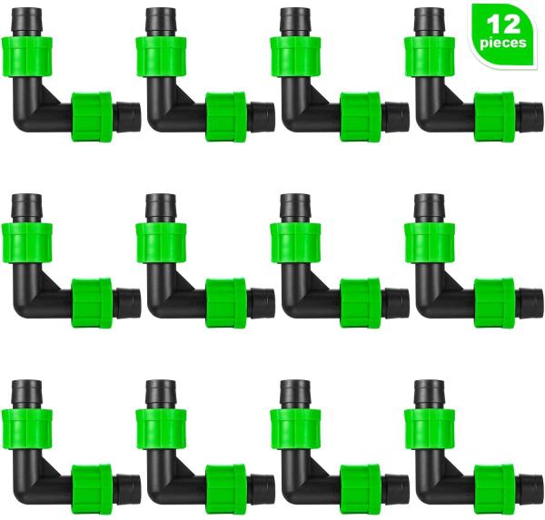 Pipe connect Drip Tape Fittings Irrigation Shut Off Valve 1/2 Inch