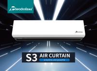 Série S3 2025 Rideau d'air de couverture personnalisé pour porte en commercial avec télécommande