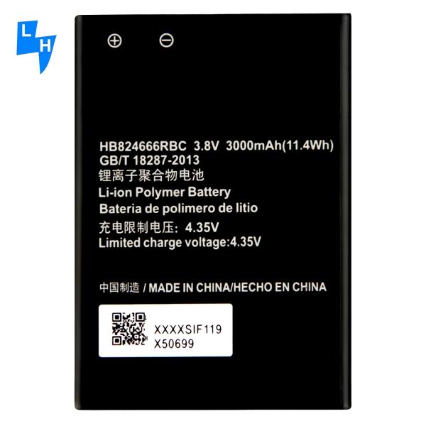 E5577 Bateria de telemóvel 3000mAh HB824666RBC E5573 BBN1 BBK1 E5785 para Huawei E5577