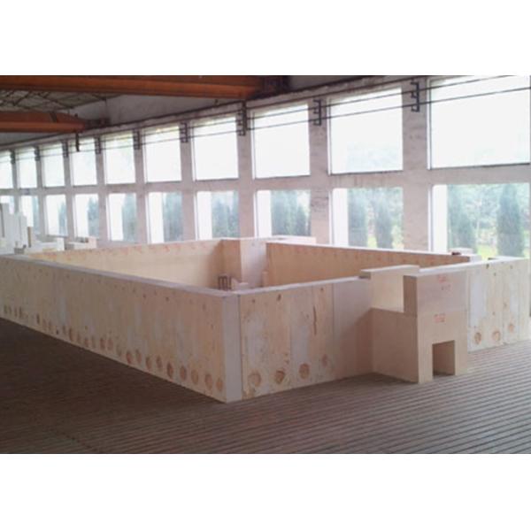 Refractory Materials Soda Lime 50T Glass Melting Furnace