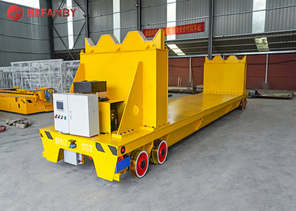 Customized Cast Steel Wheel Low Voltage Rail Transfer Cart