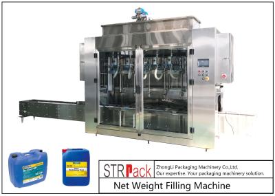 5-25L Jerry Can Filling Machine, máquina de enchimento do peso líquido para o óleo de lubrificação 1200 B/H