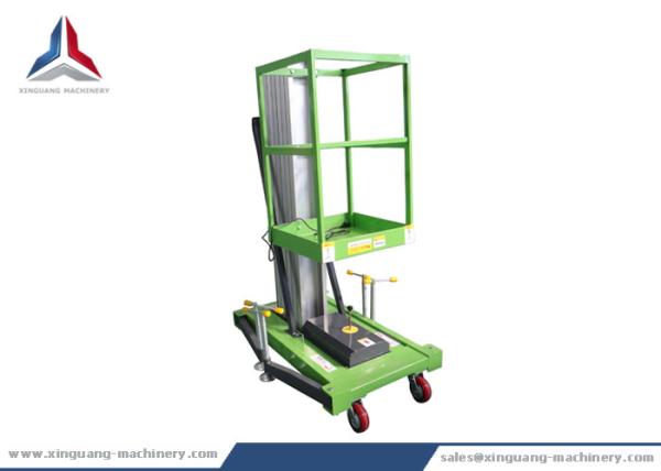 Single Post Hydraulic Aluminum Lift Table with 8m Platform Height