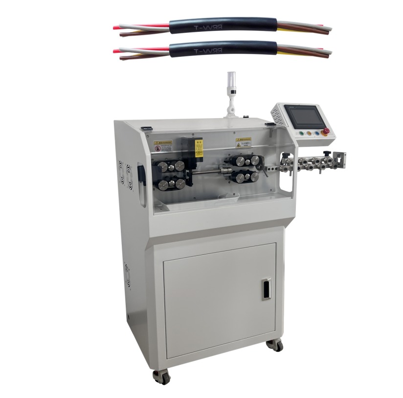 Factory Direct Fully Automatic Multi-function Cable Strip Machine HQ 800W Cable Max 95mm² Wire Stripping 12 Wheels Driving