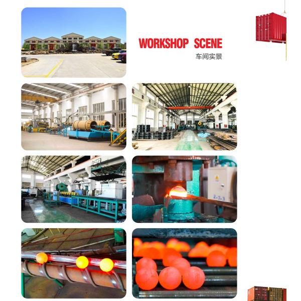 Отсутствие шарика кованой стали 55ХРК сплава хрома твердого стального для мельницы