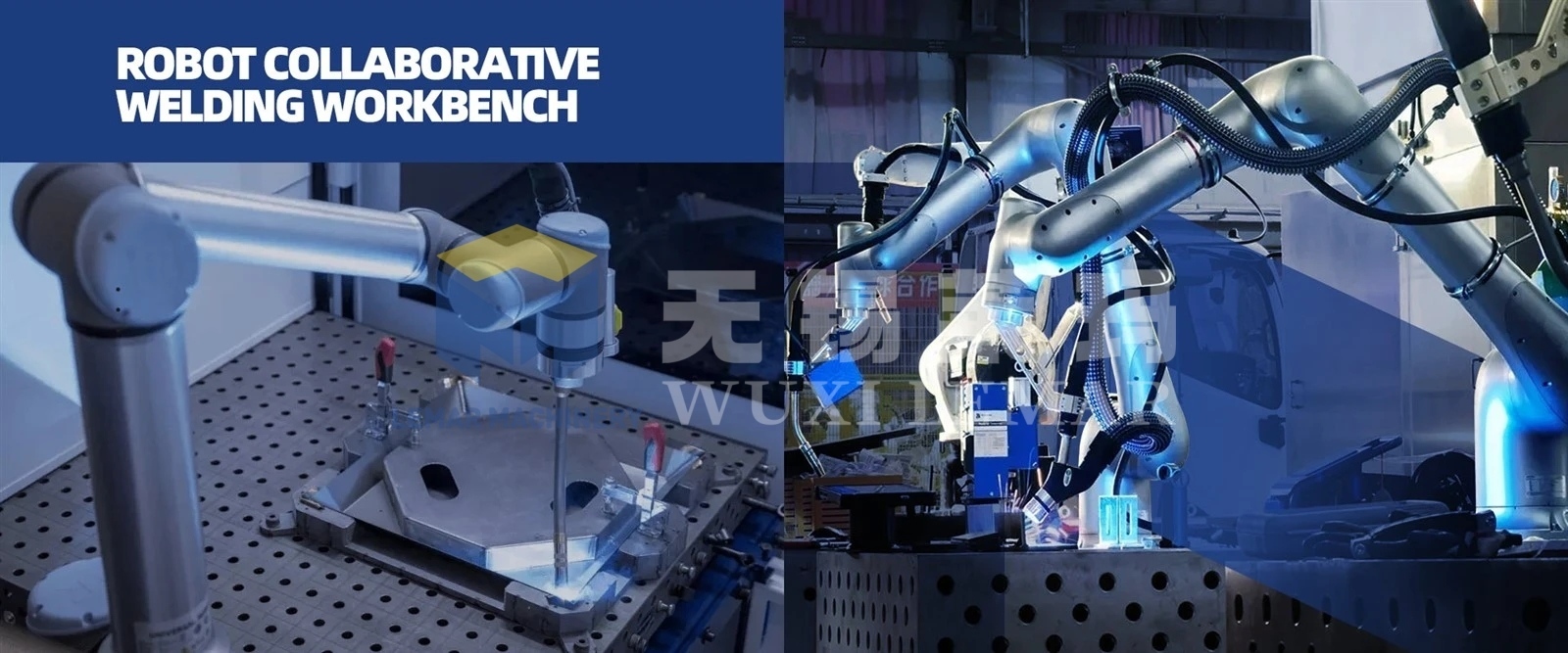 Universal Modular D28 Welding Table For Fast Fixture Setup Of Heavy Metal Components