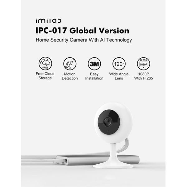 IMI Home Security Camera 1080P Wifi Camera 120 Large View Video Surveillance Night Vision IMI CCTV Camera Sale
