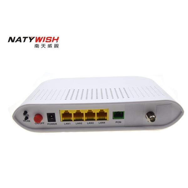 Build In WiFi GEPON ONU Optical Network Unit With One GEPON Port 4 FE / GE  RJ-45 LAN Ports
