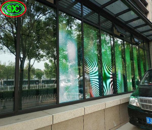 Full Color Indoor SMD1921 Transparente LED Video Wall transparente LED display de tela