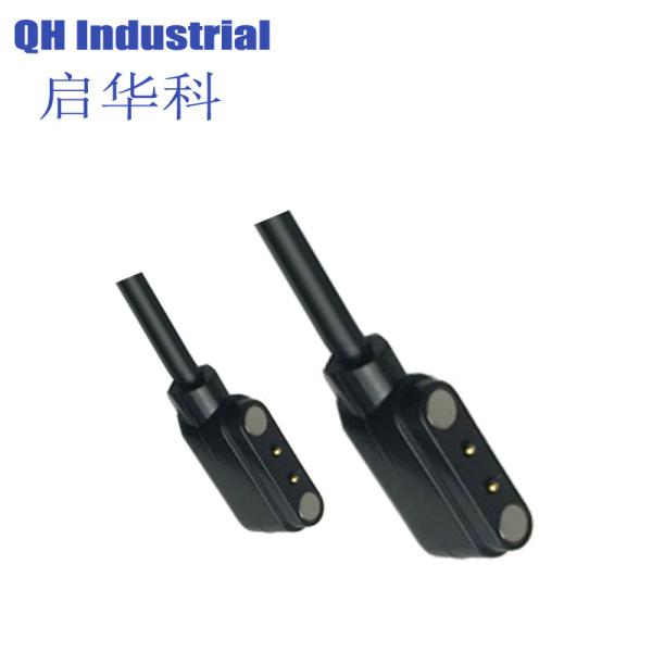 2Pin 4.0mm Non-Standard Smartphone Double Head Pin Cap Pogo Pin Magnetic Pogo Pin Charger Connector