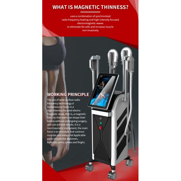 7 Tesla Ems Muscle Stimulation Body Sculpting Machine With Rf Lose Weight EMS Machine