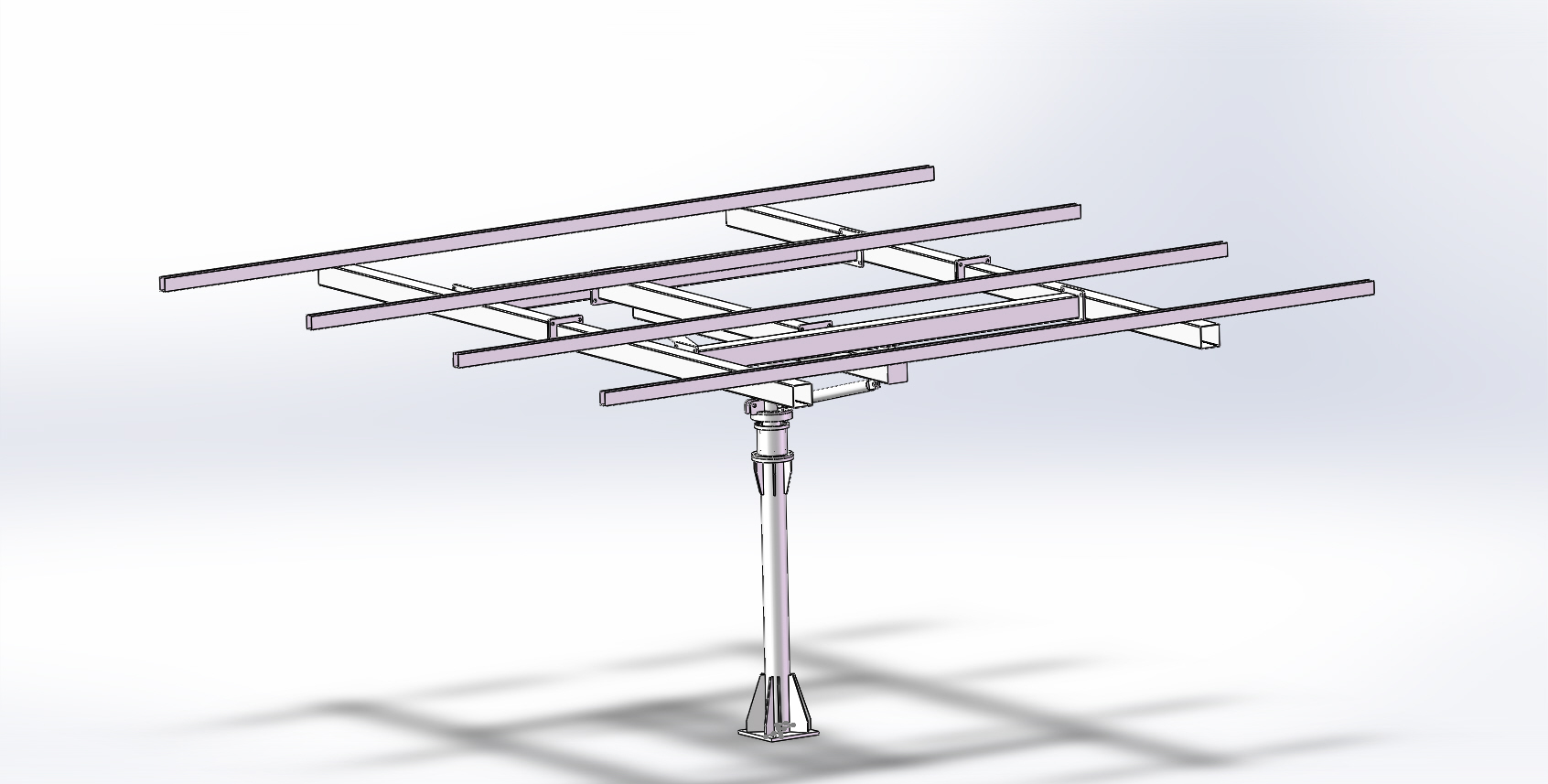 Jimmy New Arrival 3KW Solar Tracker System 6 Panels 12V 24V DC Motor with Solar Mounting Bracket