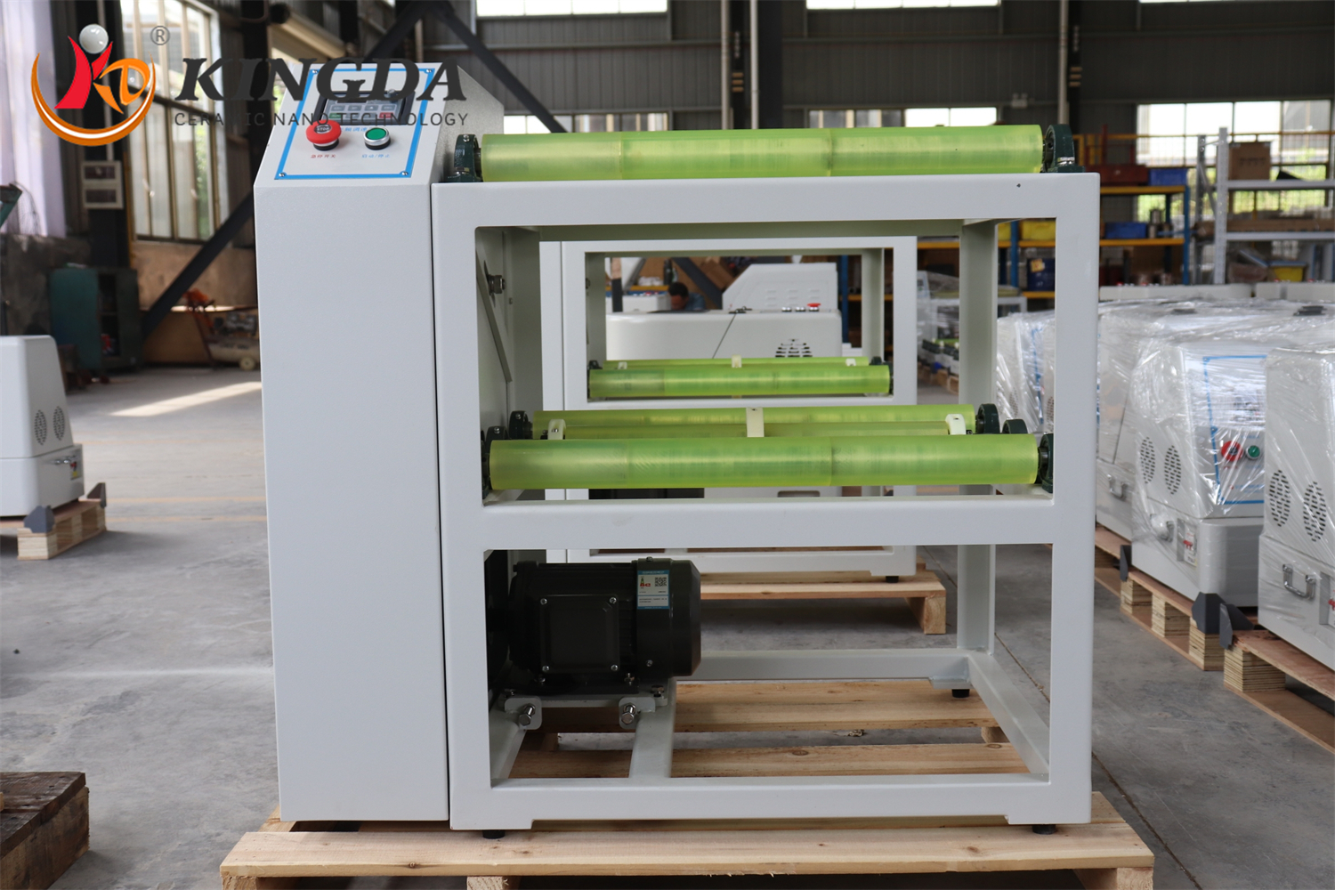 Kingda Digital Control Lab Roll Ball Mill Machine with 15L Capacity and 43kg Weight